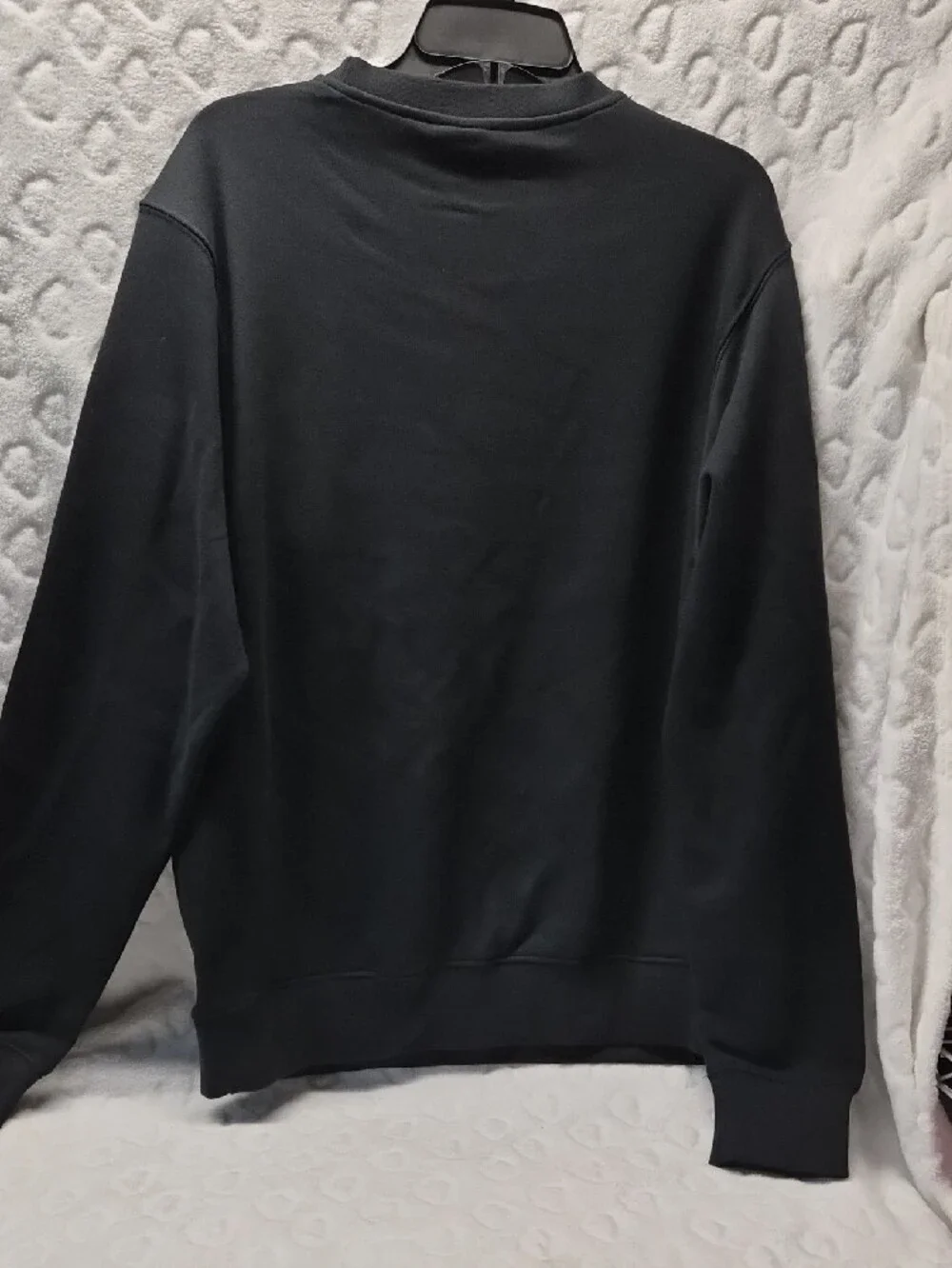 Nike Black Crewneck Sweatshirt with White Swoosh Logo